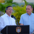 Gustavo Petro y Antonio Sanguino