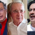 Gustavo Petro, Álvaro Uribe e Iván Cepeda