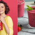 Batido de frutos rojos