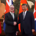 Keir Starmer y Xi Jinping