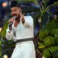 Ricky Martin hizo parte del espectáculo del medio tiempo del Super Bowl.