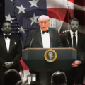 Donald Trump durante una rueda de prensa tras el intento de atentado de este sábado 25 de abril.