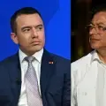 Gustavo Petro y Daniel Noboa