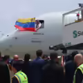 Vuelo de American Airlines de Estados Unidos a Venezuela, el primero tras la suspensión en 2019.