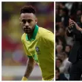 Carlo Ancelotti y Neymar