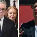 Keir Starmer y Andy Burnham