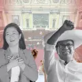 Collage Perú / Congreso de Perú / Keiko Fujimori / Roberto Sánchez