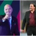 Gianni Infantino y Nestor Lorenzo