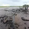 Un potente rayo impactó la tarde de este lunes a Venezuela.