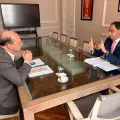 Empalme presidencial entre José Manuel Restrepo y Germán Ávila.