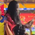 Brujo de Ghana y los hinchas de Colombia