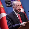 El presidente de Turquía, Recep Tayyip Erdogan,durante una rueda de prensa en la cumbre de la otán de 2026 en Ankara