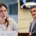 Defensora del Pueblo, Iris Marín, y el procurador, Gregorio Eljach.