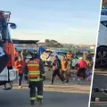 Equipos de emergencia y personal policial atendieron la tragedia ocurrida en la feria Caupolicán, en Viña del Mar, donde un vehículo atropelló a varias personas y dejó seis muertos y siete heridos.