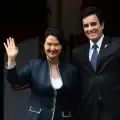 La presidenta electa de Perú, Keiko Fujimori (izq.), y el canciller designado, Carlo Espá