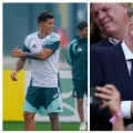 Enzo Fernández y Gianni Infantino
