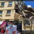 Momentos dramáticos en el HUV por el terremoto del 10 de agosto.
