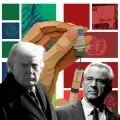 Collage Donald Trump / Robert F. Kennedy Jr. / Sistema de salud / Estados Unidos