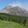 Soufrière Hills volcano on Caribbean Island Montserrat
