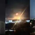 Grave incendio en la subestación eléctrica San Mateo.