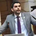 El senador Hernán Cadavid y el presidente Abelardo De La Espriella.
