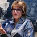 Agnès Callamard, secretaria general de Amnistía Internacional, durante una entrevista con EL TIEMPO.