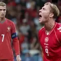 Cristiano Ronaldo y Rasmus Hojlund