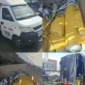 Operativo que detectó los 400 kilos de explosivos.