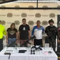 Los capturados en Villavicencio, Meta.