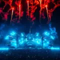 Primera noche del festival EDC en Medellín.
