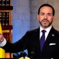El presidente Abelardo De La Espriella en su alocución de este 12 de octubre.