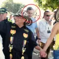 El expresidente Gustavo Petro, Mario Fernández Alcocer, y la exprimera dama, Verónica Alcocer.