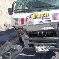 Aparatoso accidente en la Ruta del Sol.