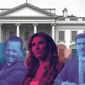 Donald Trump, Richard Grenell, Alina Habba y Turhan Mildon