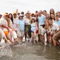 Ana Lucía Pineda, primera dama de la nación, le cumplió el sueño a 40 abuelitos de Neira (Caldas) de conocer el mar en Cartagena de Indias