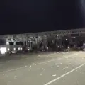 Explosión de carro bomba en peaje entre Villanueva y Monterrey, Casanare, en la madrugada de este viernes 23 de agosto: habría cuatro personas heridas