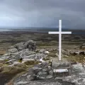 Memorial en las Malvinas a combatientes argentinos.