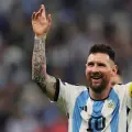 Lionel Messi durante el partido contra Croacia.