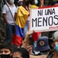 Marcha contra la violencia hacia las mujeres en el país.