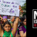 Movilización en contra de la violencia hacia las mujeres.