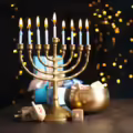 Algunos conocen al Hanukkah como la 'fiesta de las luces'.