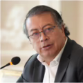 José Adolfo Macías, alias Fito, y el presidente Gustavo Petro.