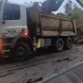 Zona del derrumbe en Chipaque.