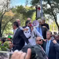 Gustavo Petro en Nueva York. Estados Unidos le revoca la visa.