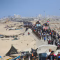 Palestinos vuelven a sus hogares en Gaza