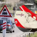 Cuarto incidente ferroviario en España.
