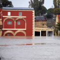 Xona inundada en el asentamiento de Las Pachecas, en Jerez, sur de España,