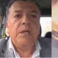 Hugo Ospina, representante del gremio de taxistas.