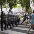 Protestas en Argentina contra la reforma laboral de Javier Milei