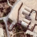 Vista aérea de ataques contra una base aérea junto al Aeropuerto Internacional de Bushehr; Irán, el 7 de marzo de 2026.
